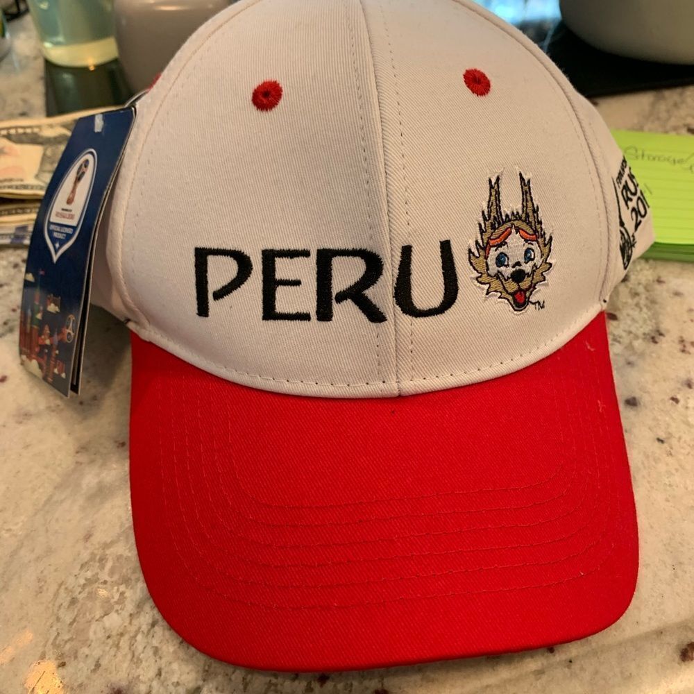 FIFA World Cup 2018 Russia PERU Cap Hat NWT